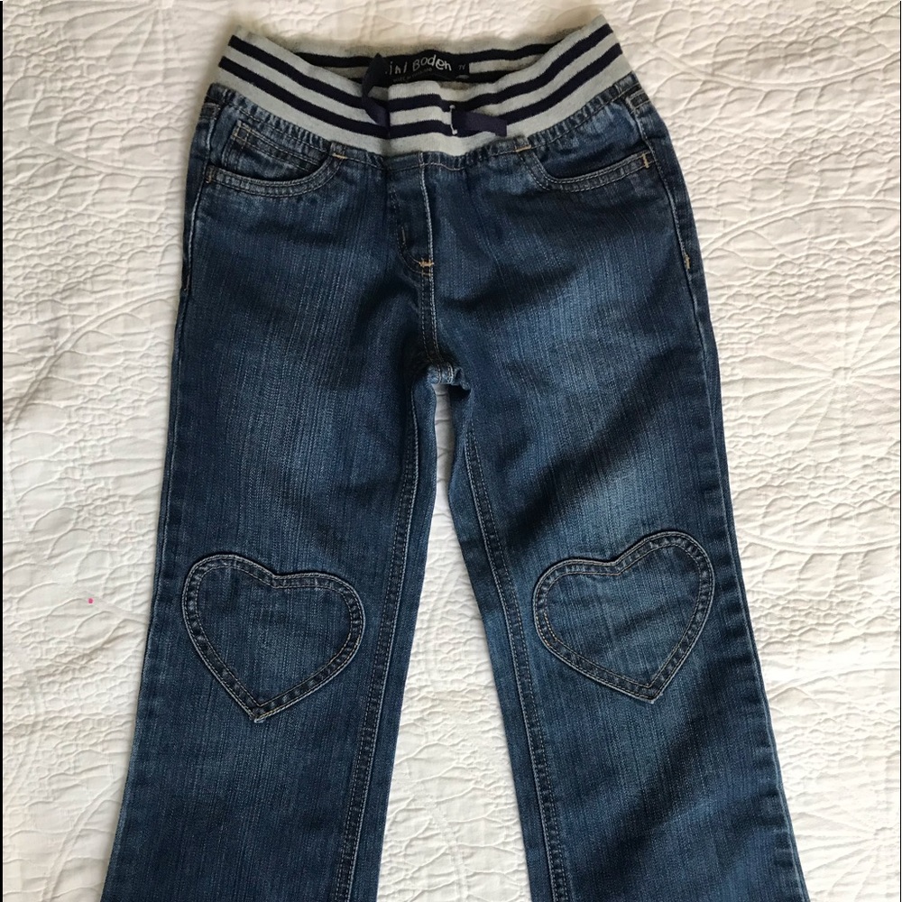 Mini Boden girls jeans, size 7 EUC
